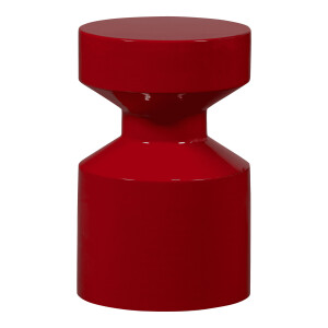 WOOOD Bijzettafel 'Ferry' 30cm, kleur Rood