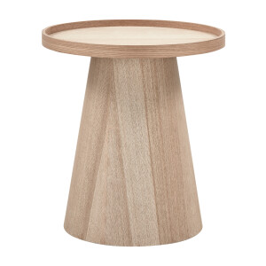 WOOOD Ronde Bijzettafel 'Maud' 45cm, kleur Naturel