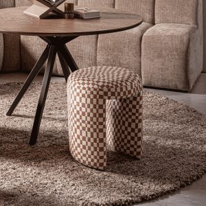 WOOOD Krukje 'Charlie' Geweven, kleur Oranje