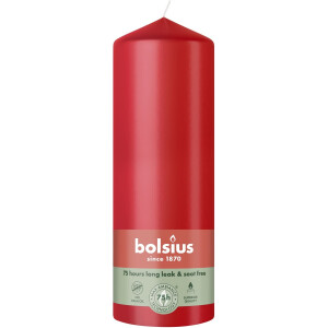Bolsius Stompkaars 200/68 Delicate Red (1 stuk)
