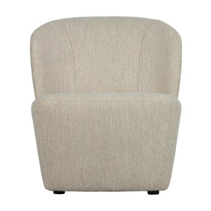 vtwonen Fauteuil 'Lofty' Bouclé, kleur Naturel