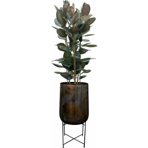 Pot op voet jolien m.blue d34h70cm