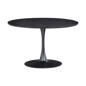 WOOOD Ronde Eettafel 'Sammy' 120cm, kleur Zwart