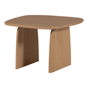 WOOOD Organische Salontafel 'Tablo' Eikenhout, 60 x 60cm, kleur Naturel
