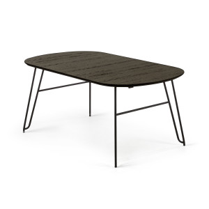 Kave Home Uitschuifbare Ovale Eettafel 'Milian' 140 - 220 x 90cm