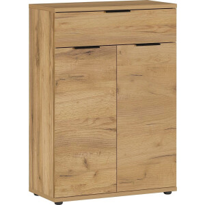 Schoenenkast Fremont 108 cm hoog in navarra eiken