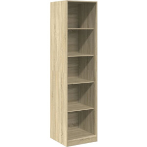 vidaXL - Kledingkast - 50x50x200 - cm - bewerkt - hout - sonoma - eikenkleurig