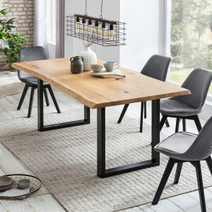 Artistiq Eettafel 'Rowan' Eikenhout, 140 x 80cm