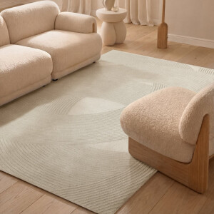 Vloerkleed Victoria Rechthoekig - Crème 230x160cm - Wol - Dekbed-Discounter.nl