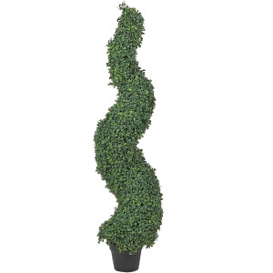 BELIANI SPIRAL TREE - Kunstplant - Groen - 120 cm - Synthetisch