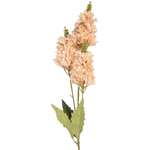 Clayre & Eef Kunstbloem - Zijden 10x7x74 cm Roze Kunststof Kunstbloemen