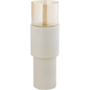 PTMD - Windlicht Soon - Beige - 33x33x99cm