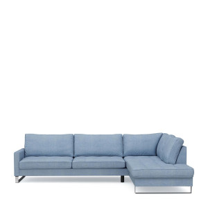 Chaise Longue Bank Rechts West Houston, Ice Blue