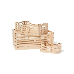 HEMA HEMA Klapkrat Letterbord Recycled Beige (beige)