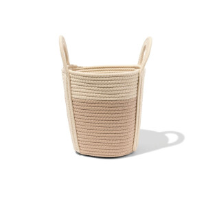 HEMA HEMA Mand 25x30cm Touw Beige