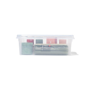 HEMA HEMA Opbergbox 21L London Transparant 50x39x18 (transparant)