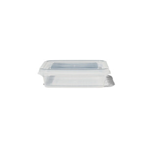 HEMA HEMA Opbergdoos Met Deksel 0.5L Dublin Transparant 18x11x5 (transparant)