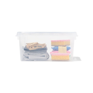 HEMA HEMA Opbergbox 8L Brussels Transparant 34x25x16cm