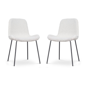 Set van 2 eetkamerstoelen Nora-Fé teddy | Nolon