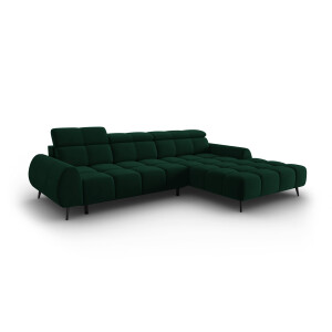 4-zits hoekbank Alyse velvet rechts | Micadoni Limited Edition