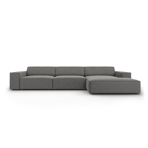 4-zits hoekbank Jodie velvet rechts | Micadoni Limited Edition