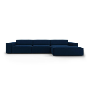 4-zits hoekbank Jodie velvet rechts | Micadoni Limited Edition