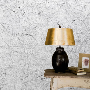 Noordwand Behang Vintage Deluxe Stucco Crackle grijs