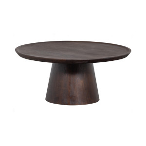 vtwonen Ronde Salontafel 'Coffee A Gogo' Mangohout, 90cm