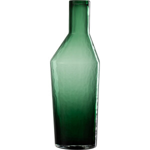 J-Line vaas Fles - glas - groen - large - 35 cm hoog
