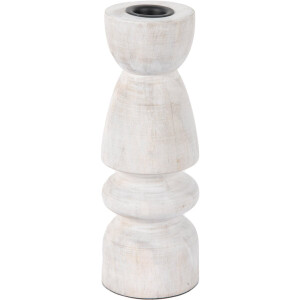 Present Time - Kandelaar Modelar Small - White wash