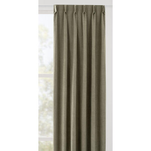 Leen Bakker - Gordijnstof Finn - Grijs - Polyester - Groen#Grijs - B150 Cm