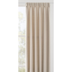 Leen Bakker - Gordijnstof Finn - Off-white - Polyester - Wit - B150 Cm