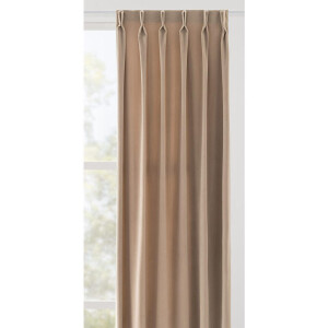 Leen Bakker - Gordijnstof Yara Lichtdoorlatend - Polyester - Beige - B150 Cm