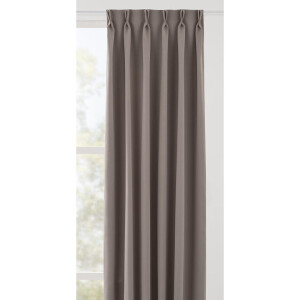 Leen Bakker - Gordijnstof Milano - Lich - Polyester - Grijs - B145 Cm