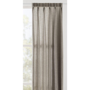 Leen Bakker - Gordijnstof Gina Lichtdoorlatend - Ecru - Polyester - Crème - B140 Cm