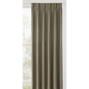 Leen Bakker - Gordijnstof Fiore Lichtdoorlatend - Katoen - Groen - B140 Cm