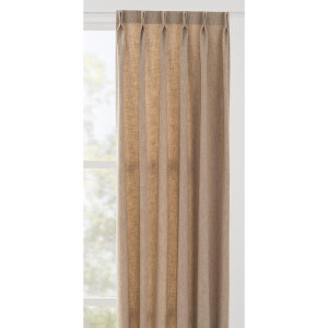 Leen Bakker - Gordijnstof Tine - Naturel - Polyester - Beige - B150 Cm