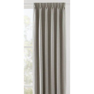 Leen Bakker - Gordijnstof Silke Lichtdoorlatend - Polyester - Grijs - B150 Cm