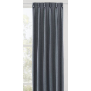 Leen Bakker - Gordijnstof Robin - Polyester - Blauw - B150 Cm