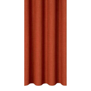 Leen Bakker - Gordijnstof Thomas - Terra - Polyester - Oranje - B150 Cm