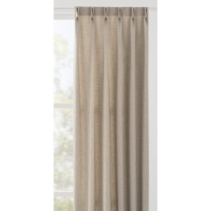 Leen Bakker - Gordijnstof Thomas Lichtdoorlatend - Polyester - Taupe - B150 Cm