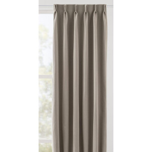 Leen Bakker - Gordijnstof Floris Semi Verduisterend - Ecru - Polyester - Crème - B150 Cm