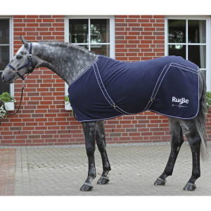 Covalliero Paardendeken RugBe Classic 125 cm fleece marineblauw