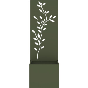 vidaXL - Tuin - Privacy - Scherm - Olijfgroen - 50 - x - 150 - cm - Koudgewalst - staal