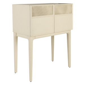 Zuiver Dressoir 'June' Eikenhout en metaal, 80cm, kleur Beige