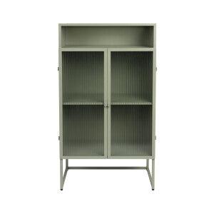 ZILT Vitrinekast 'Lislie' 105 x 60cm, kleur Groen
