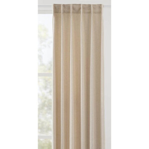 Leen Bakker - Gordijn Kaat Lichtdoorlatend - 140x280 Cm - Polyester - Beige
