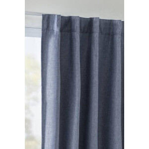 Leen Bakker - Gordijn Miran - 140x280 Cm (1 Stuk) - Polyester - Blauw