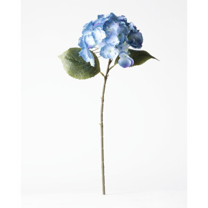 HEMA HEMA Kunstbloem Hortensia 55cm Blauw (blauw)