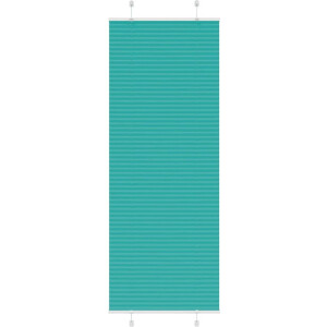 vidaXL - Plissé - rolgordijn - 70x200 - cm - stofbreedte - 69,4 - cm - petrol - groen